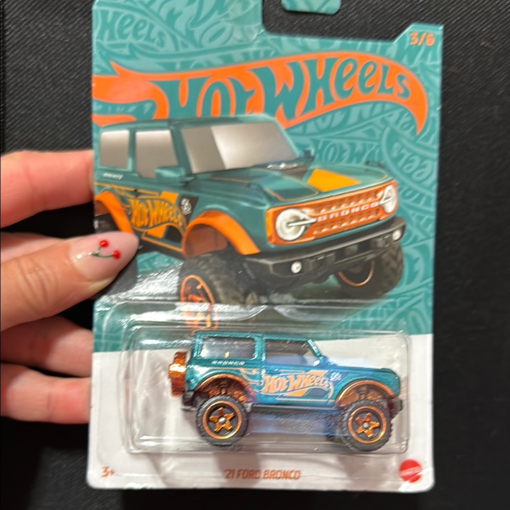 Blue and Orange Racing Toy Car